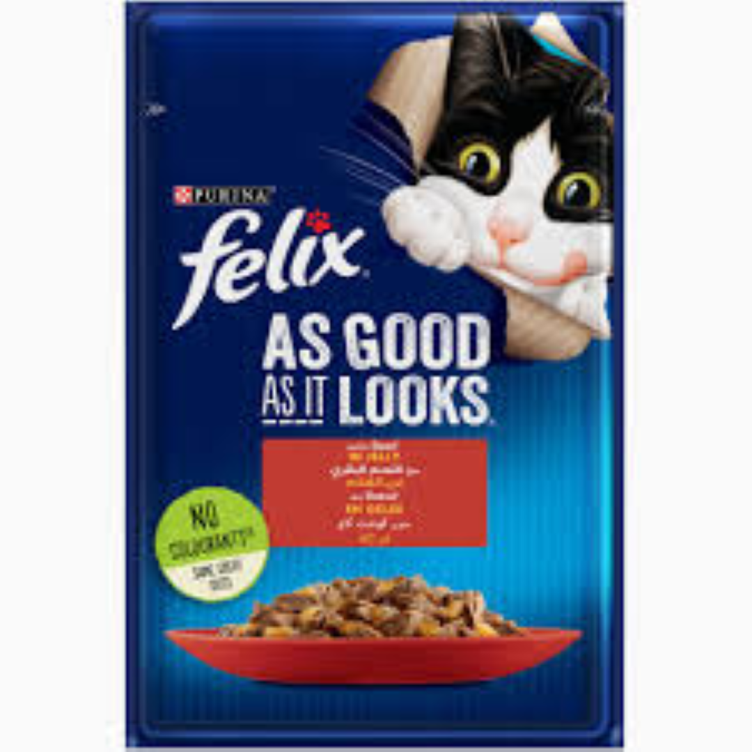 FELIX BEEF POUCH 85G